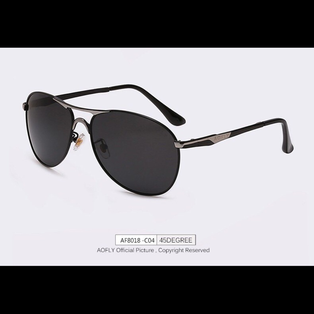 AOFLY Authentic Men's Aviator Sunglasses